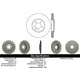 thumbnail image 2 of Disco Freno para auto Seat Toledo 1998-2004 Delantero, 2 of 5