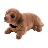 Magideal - Adornos De Coche Para Perro Con Cabeza Agitadora, Juguetes De Adornos Para Salpicadero De Coche, Adorno De Escritorio Para Decoración Interior De Coch Estilo H