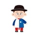 thumbnail image 1 of Globo Decorativo Diseño Niño Huaso Fiestas Patrias, 1 of 3