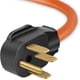 thumbnail image 3 of Cable adaptador para soldador Nema 14-50P a 6-50R, cable de alimentación con enchufe para soldador, resistente, STW 8AWG, 50 A, 250 V, 1,5 pies, 3 of 7