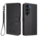 thumbnail image 1 of Funda de Gato tipo Libro para Samsung Galaxy S23, Negro, 1 of 6