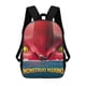thumbnail image 1 of La Bestia del Mar-theme Backpack, Campus style schoolbag Bookbag with Adjustable Shoulder Straps And Large Zip Compartment, Unisex Travel Bags., 1 of 6
