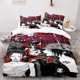 thumbnail image 1 of NANA Collage Art Themed Printed Bedding Including a Soft Duvet Cover and Two Pillowcases Suitable for All Seasons an Ideal Choice for Home Bedrooms and Guest Ro, 1 of 1
