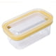 thumbnail image 2 of Caja de almacenamiento para cortar , recipiente multiusos para platos de con cortador para comedor y nevera, fácil de cortar Amarillo, 2 of 5