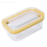 Bothyi - Recipiente Para Mantequilla Con Cortador Para Comedor, Refrigerador Para El Hogar, Color Amarillo