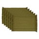 thumbnail image 1 of Juego de manteles individuales DII Variegated Tabletop Collection, color verde oliva, 1 of 3