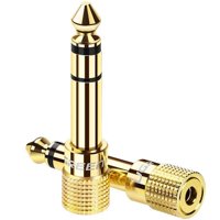Adaptador Gold Estéreo Jack 3.5Mm H/M Jack 6.3Mm Ugreen