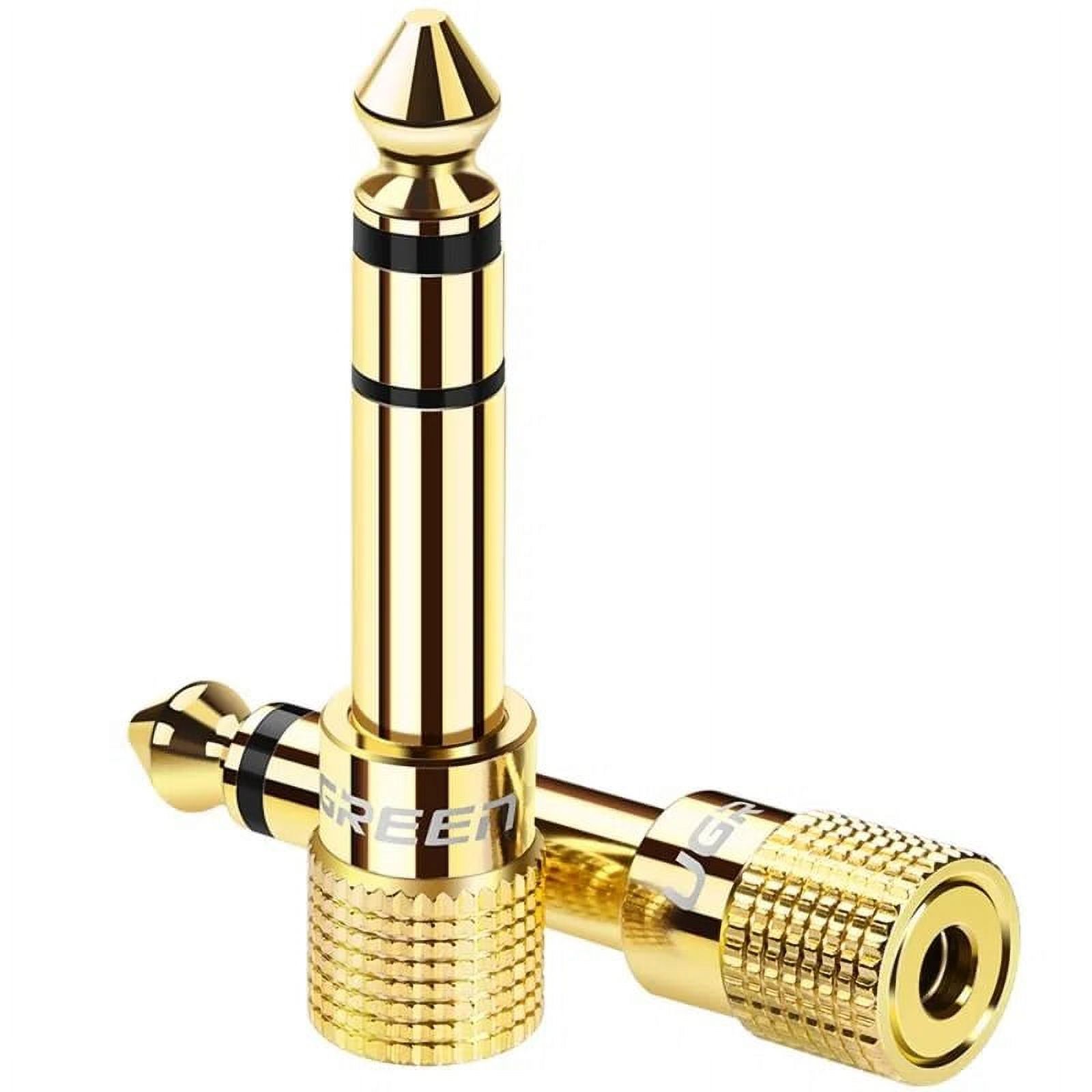 Adaptador Gold Estéreo Jack 3.5Mm H/M Jack 6.3Mm Ugreen