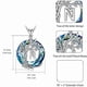 thumbnail image 3 of Collar Tree Of Life Con Inicial A Z Azul, 3 of 4