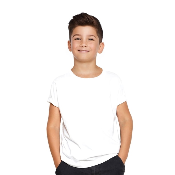 Polera Niño Niña 100% Algodon Manga Corta