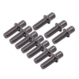 Magideal - Varillas De Tensión De Tambor Antióxido De Metal, 10 Uds., Rosca Profunda Suave, Tornillo Fijo Fuerte Para Tambor De Caja, Piezas De Repuesto De Bombo M6X15Mm