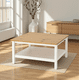 thumbnail image 1 of Mesa de centro de madera modelo clásica 40x40x55 color Madera Natural, 1 of 2