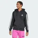 thumbnail image 1 of Poleron con Capucha Essentials 3 Tiras French Terry Negro Adidas, 1 of 2