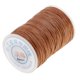 thumbnail image 5 of 1 rollo 150d encerado hilo trenzado de poliéster para diy leathercrafts marrón claro, 5 of 5