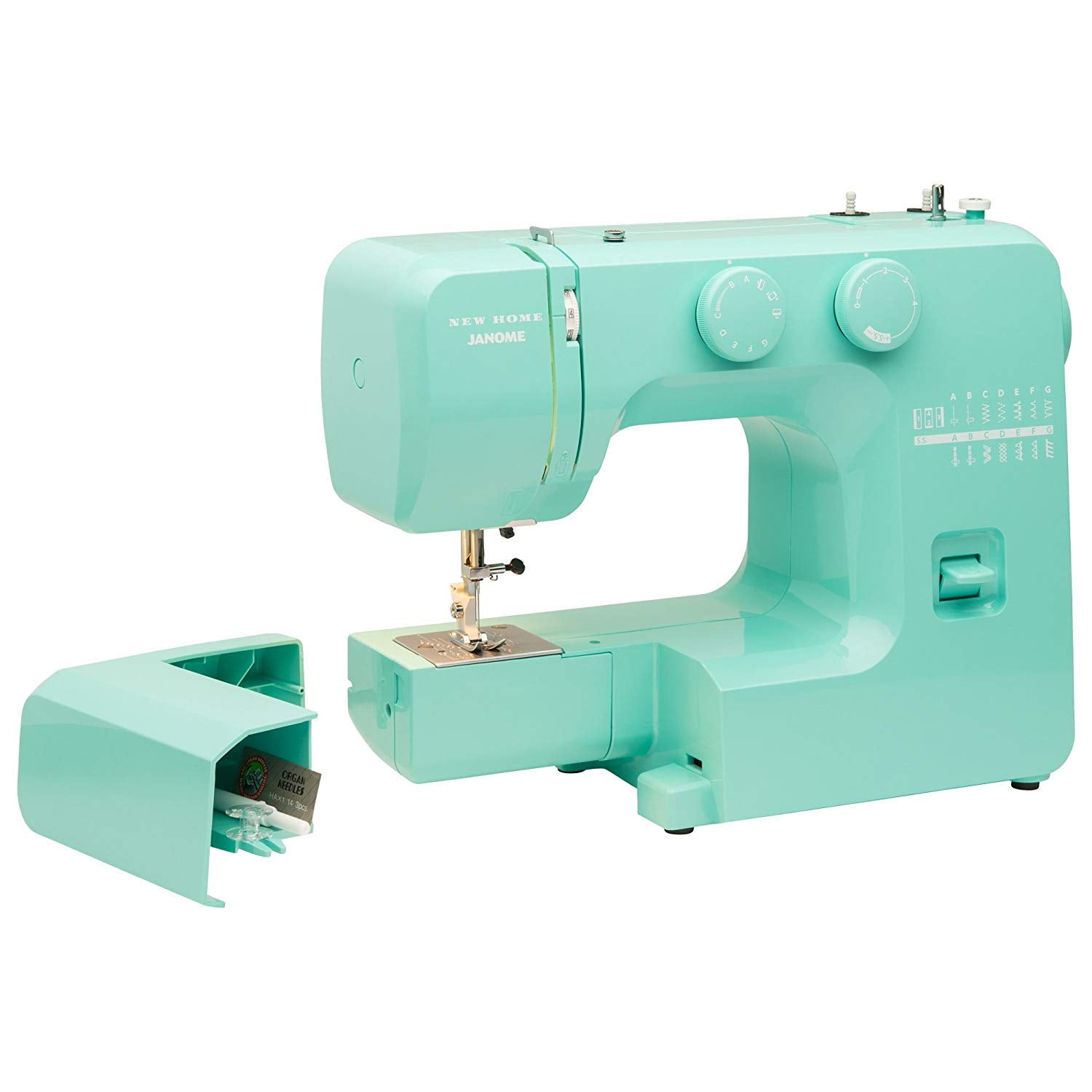 Máquina De Coser Janome Arctic Crystal Para Principiantes, 15 Puntos
