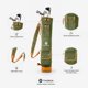 thumbnail image 2 of Bolsa de Golf Thorza Sunday Verde de Lona y Cuero, 2 of 7