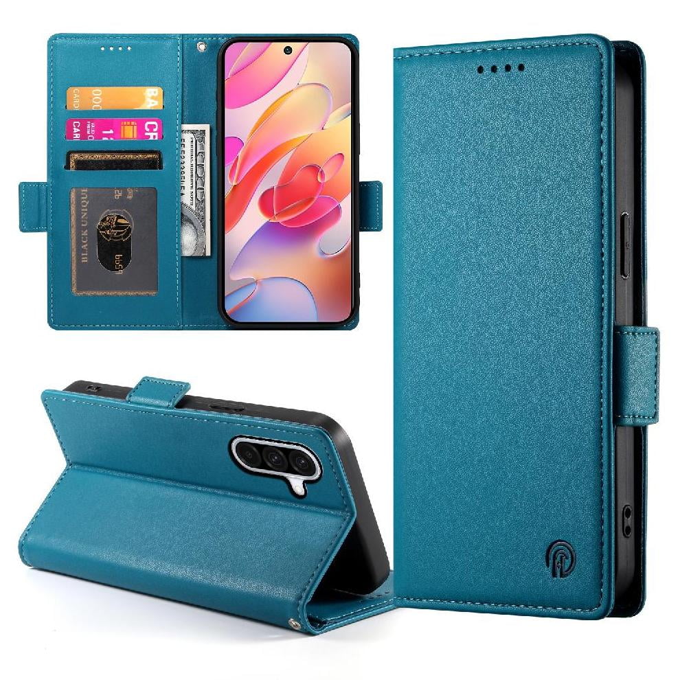 Foxdock - Funda Cartera Magnética Con Tarjetas Y Soporte Para Samsung Galaxy A26 Azul
