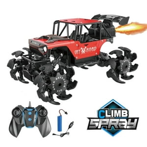 Maravillas Valdivia - Auto 4X4 Control Remoto 2 4 Ghz Metalico Vapor 1 14 Rojo