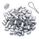 thumbnail image 1 of Manguitos de prensado de aluminio, 3 mm, 100 piezas para línea de cable, 1 of 6
