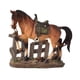 thumbnail image 3 of Colección De Estatuas De Caballos, Adorno Artesanal De Arte Moderno Para Estante De Entrada, Dormitorio, Marrón, 3 of 5