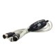 thumbnail image 4 of Cable De Interfaz USB A MIDI Adaptador Midi In-Out Música Teclado Piano A PC, 4 of 5