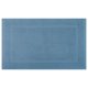 thumbnail image 1 of REGALWOVEN Alfombras de baño 100% algodón, alfombra de baño de lujo con patrón cuadrado azul oscuro 32" x 20", 1 of 5