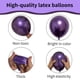 thumbnail image 3 of Globos Ztikug, 50 unidades, látex, 30 cm, color morado metalizado, cumpleaños, 3 of 6