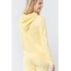 thumbnail image 3 of Sudadera con Capucha Básica Activa de Felpa Francesa en Amarillo Mantequilla, 3 of 3
