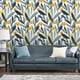 thumbnail image 2 of 1 Roll, Floral Wallpaper, 17.7in*78.7in, Nursery Botanical Peel & Stick, Watercolor Floral Wallpaper, Girl Bedroom Flower Wallpaper Mural, Home Decor, 2 of 2