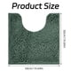 thumbnail image 4 of Alfombra de baño en forma de U, supersuave, peluda y con contorno para el suelo del baño, esponjosa, absorbente de agua, antideslizante, lavable a máquina, secado rápido, 4 of 5