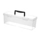 thumbnail image 3 of Caja De Herramientas Transparente Con Asa, Contenedor Para Llevar, Caja De Almacenamiento, Organizador, Color Negro, 35,8 X 12 X 10,8 Cm, 3 of 5