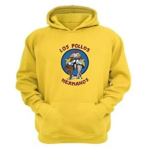 Genérico - Polerón Canguro Los Pollos Hermanos Amarillo Talla S Unisex