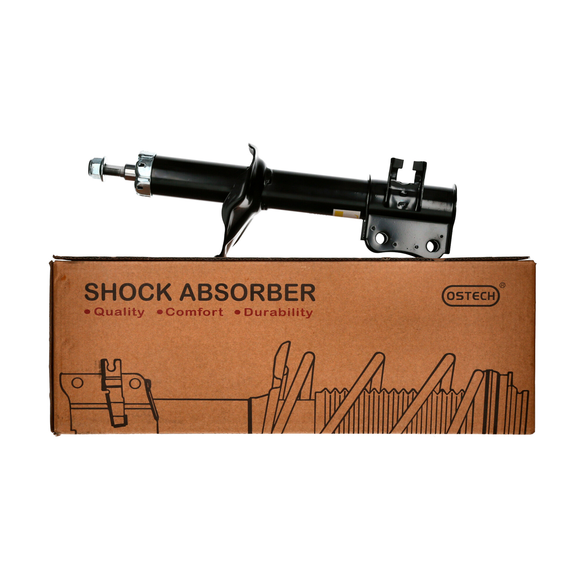 Ostech - Par Amortiguadores Delanteros Dfsk Cargo Box 2018-2021