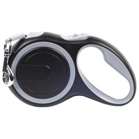 Magideal - Correa Retráctil Para Perros, Correa Para Pasear Perros, Cuerda Telescópica De Tracción, Correa Extensible Duradera Con Luces Led Para Perros Pequeños , Gris, Estilo B