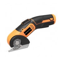 Jenabom - Tijeras Eléctricas Inalámbricas Amarillas Para El Hogar, Recargables Y Fáciles De Usar, Herramienta De Corte Segura, Aptas Para Cortar Tela, Cartón, Cuero Y Plástico.