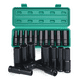 thumbnail image 1 of Juego Herramientas Llave Vaso Kit Mecanicas Dados 10pzs Verde Musgo, 1 of 3
