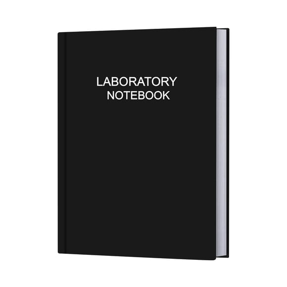 Cuaderno de laboratorio Tuun Fuplan 20 cm con cuadrícula 120 pág. negro