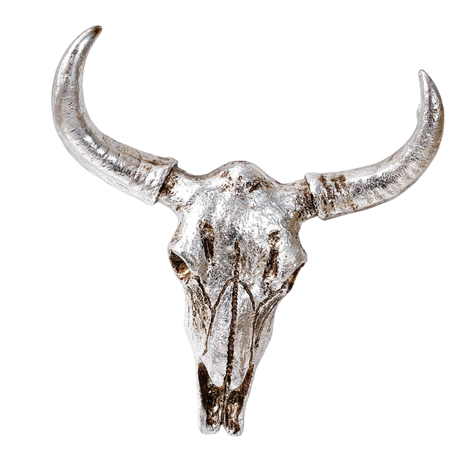 Bothyi - Figura Decorativa De Simulación De Figura, Arte De Pared Para Cocina, Oficina, Sala De Estar, Color Plateado