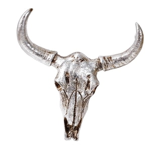 Bothyi - Figura Decorativa De Simulación De Figura, Arte De Pared Para Cocina, Oficina, Sala De Estar, Color Plateado