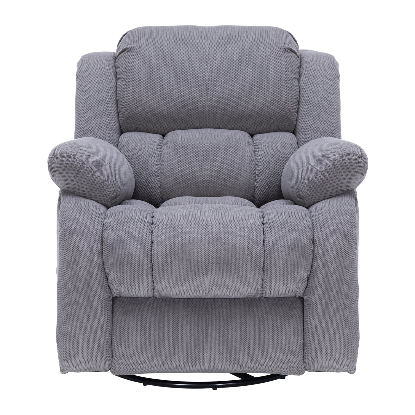 Element Design - Berger Reclinable Con Masajes Y Calefacción Tela Gris