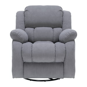 Element Design - Berger Reclinable Con Masajes Y Calefacción Tela Gris