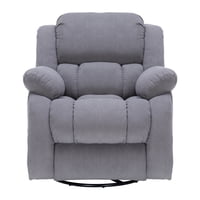 Element Design - Berger Reclinable Con Masajes Y Calefacción Tela Gris