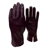 Todopiel - Guante Mujer Cuero Gu054 Burdeo