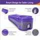 thumbnail image 3 of Cortapuntas de agujas Dimple Maker 3000 de capacidad - Morado, 3 of 6
