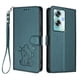 thumbnail image 1 of Carcasa Billetera de Cuero Sintético para OnePlus Nord N30 SE 5G, Verde Oscuro, 1 of 6