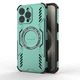 thumbnail image 4 of Funda FOXDOCK para iPhone 15 Pro Max , magnética, resistente a golpes, con soporte, unisex, carga inalámbrica, 4 of 4