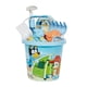 thumbnail image 1 of Juego de juguetes de arena con forma de cubo de playa Bluey para niños pequeños, 9 unidades, 1 of 6
