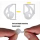 thumbnail image 2 of Molde de silicona con forma de aleta para auriculares de radio bidireccionales Luckvan, 2 of 4
