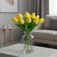 thumbnail image 4 of Ramos De 9 Tulipanes Flores Artificiales Decoración Hogar amarillo Talla Única, 4 of 6