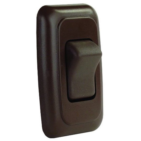 Conmutador JR Products 12135 SPST de encendido y apagado individual, 16 A, 125 a 250 V